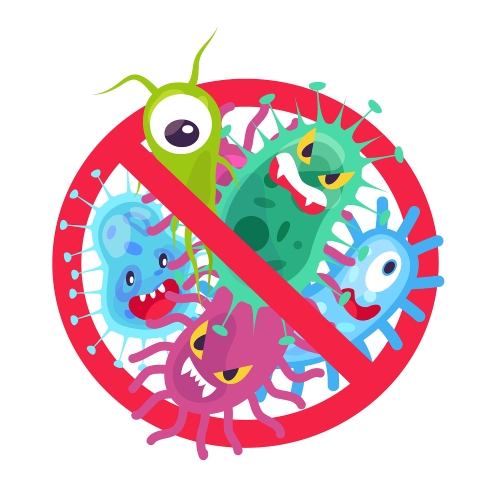 Bacteria and viruses